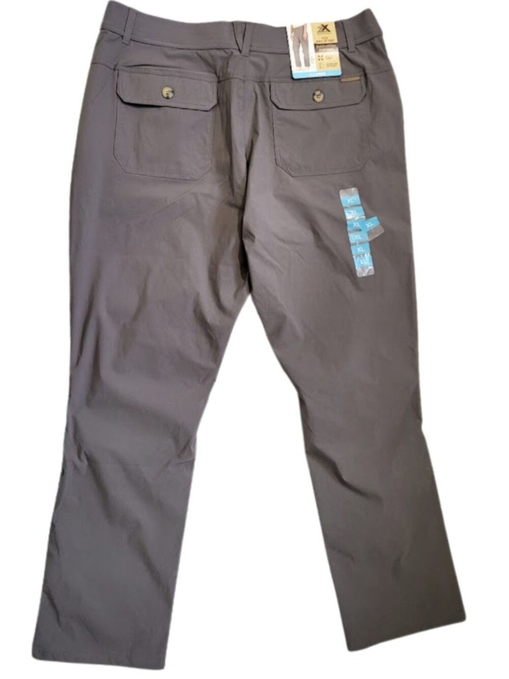 ZEROXPOSUR NWT Smoke Brown 5-Pocket Flex Roll-Up Pants - Women's X-Large